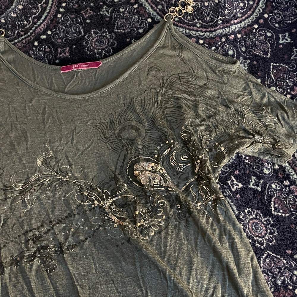 Elegant grey Women's Top